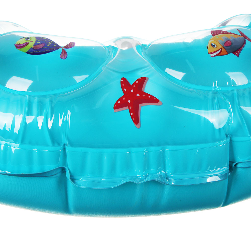 SILAPRO Круг надувной, ПВХ, 2 сл, d65см, толщина 0.18мм, 5 цветов, арт.№ 130-005