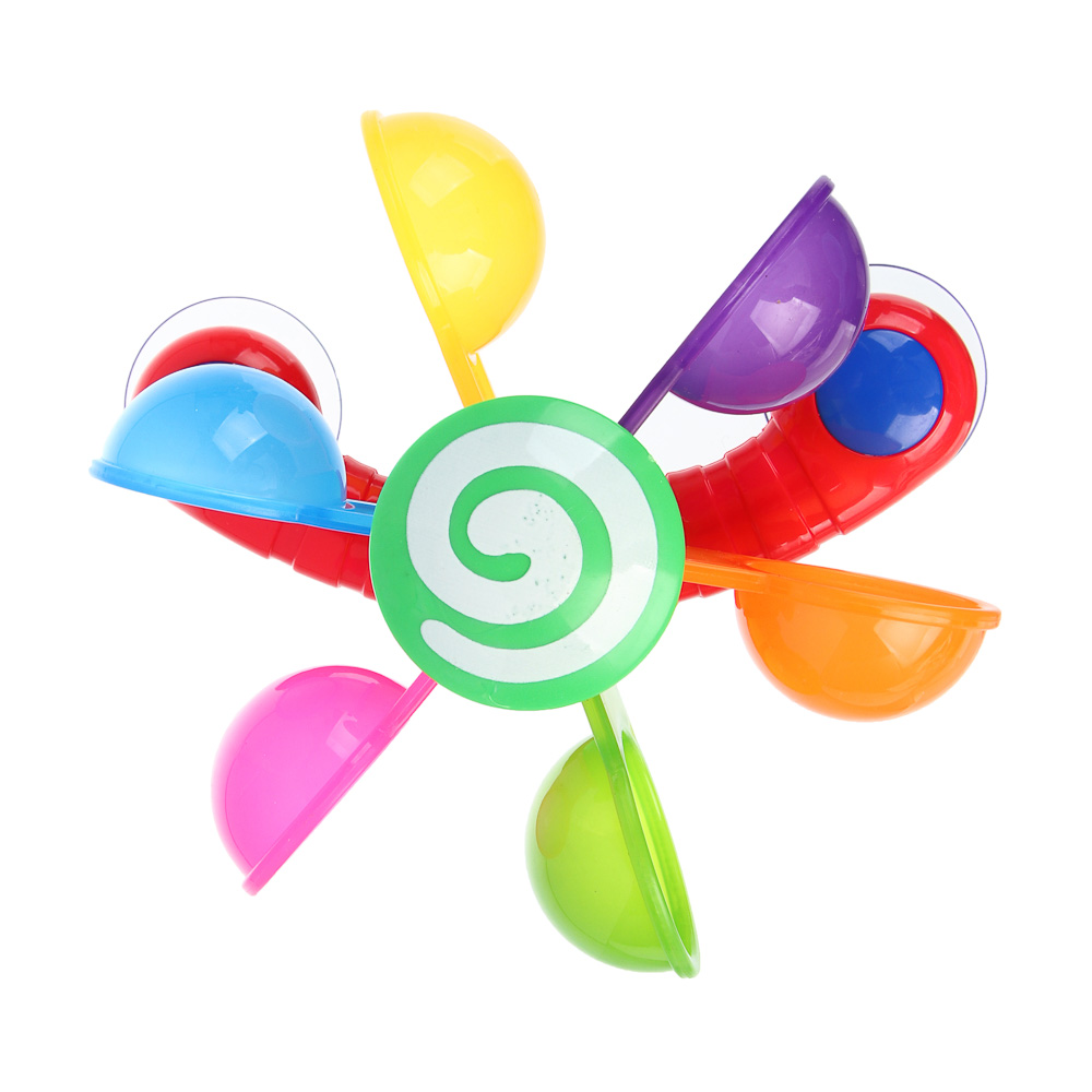 Игрушка развивающая ИГРОЛЕНД "Водяная карусель", набор 3 предмета, ABS, 14x19x4см, арт.№ 262-557