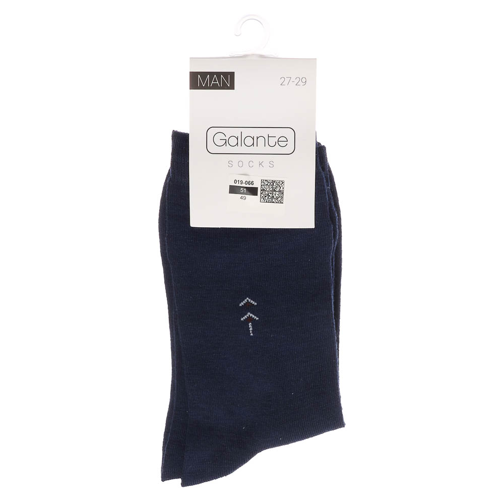 GALANTE Носки мужские, р.27-29, 85% хлопок, 10% полиамид, 5% спандекс, разноцветные, #3, арт.№ 019-066