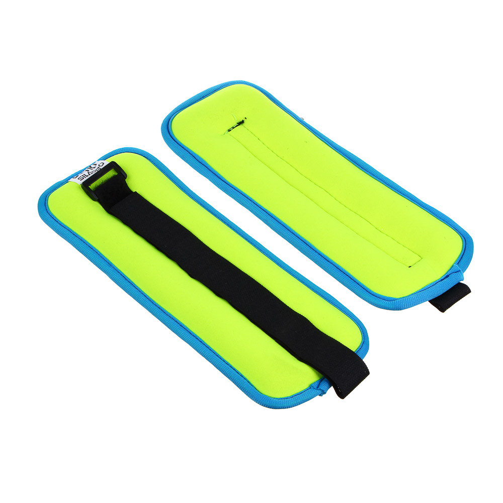 SILAPRO Набор утяжелителей для рук и ног текстильный, вес 0,5кг, 2шт х 0,25кг, арт.№ 191-043