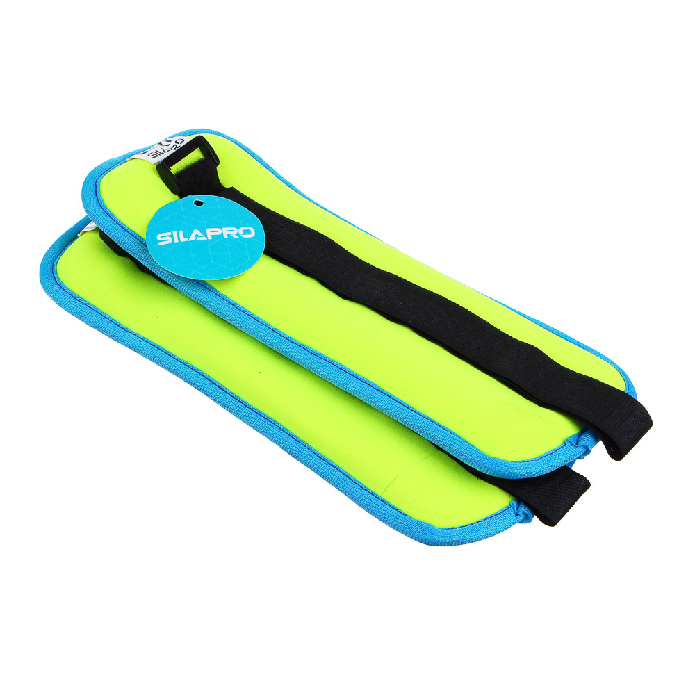 SILAPRO Набор утяжелителей для рук и ног текстильный, вес 0,5кг, 2шт х 0,25кг, арт.№ 191-043