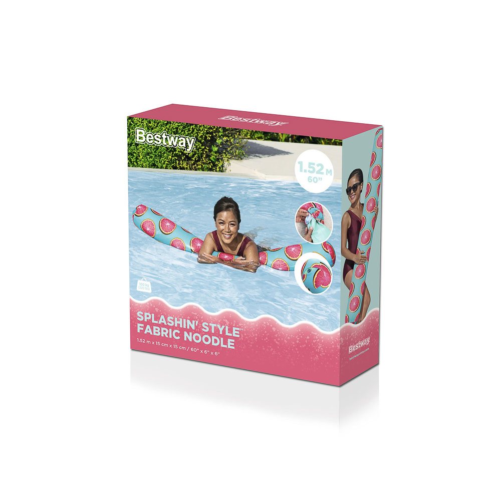 BESTWAY Аквапалка с текстильным чехлом SPLASHIN' STYLE, 152x15x15см, 43734, арт.№ 029-064