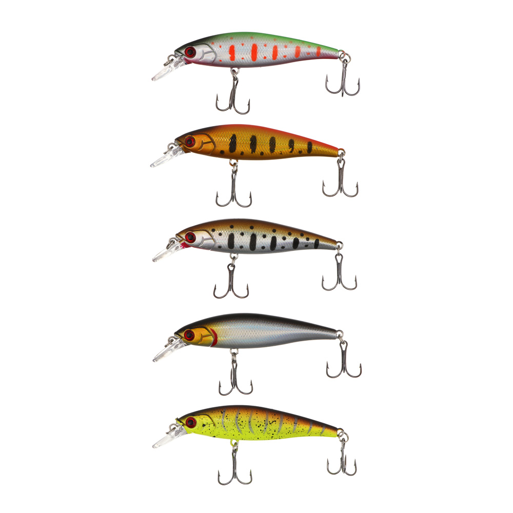 Воблер "Фрай Минноу" тм AZOR FISHING, F, 5,8гр, 75мм, 0,0-1,0м, 5 цветов, арт.№ 145-188