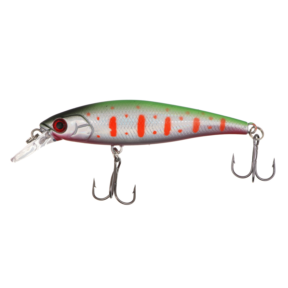 Воблер "Фрай Минноу" тм AZOR FISHING, F, 5,8гр, 75мм, 0,0-1,0м, 5 цветов, арт.№ 145-188