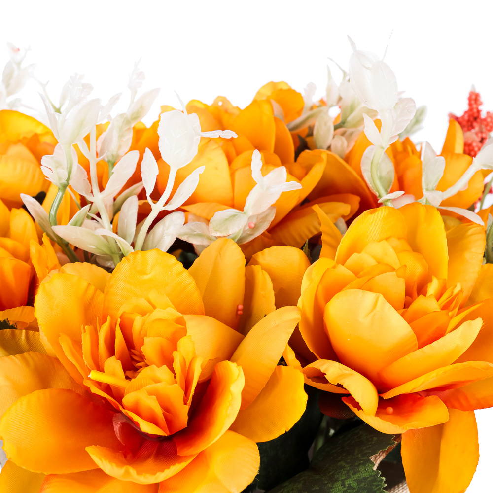 LADECOR Цветочная композиция в кашпо, 4 цвета, 11,5х17 см, арт 6, арт.№ 501-501