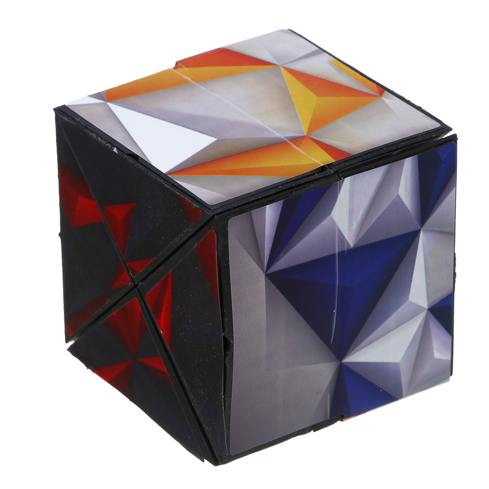 ИГРОЛЕНД Головоломка 3Д "Магнитный куб", PP, 6х6см, 3 дизайна, арт.№ 214-089