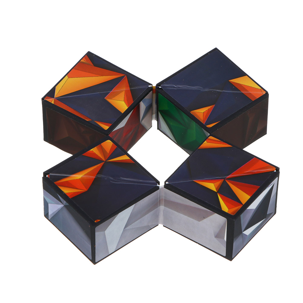 ИГРОЛЕНД Головоломка 3Д "Магнитный куб", PP, 6х6см, 3 дизайна, арт.№ 214-089