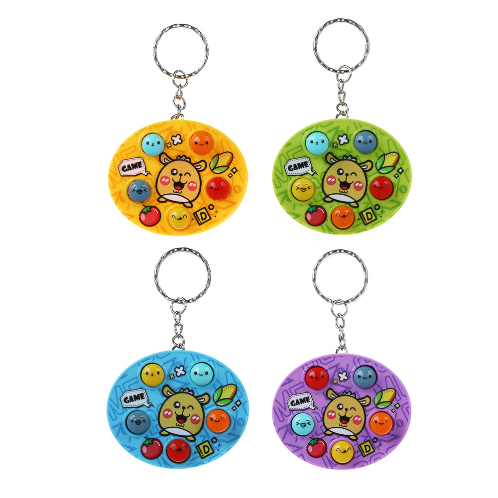 ИГРОЛЕНД Игрушка антистресс "Нажми на меня", PS, 14х9,5см, 4 дизайна, арт.№ 274-277