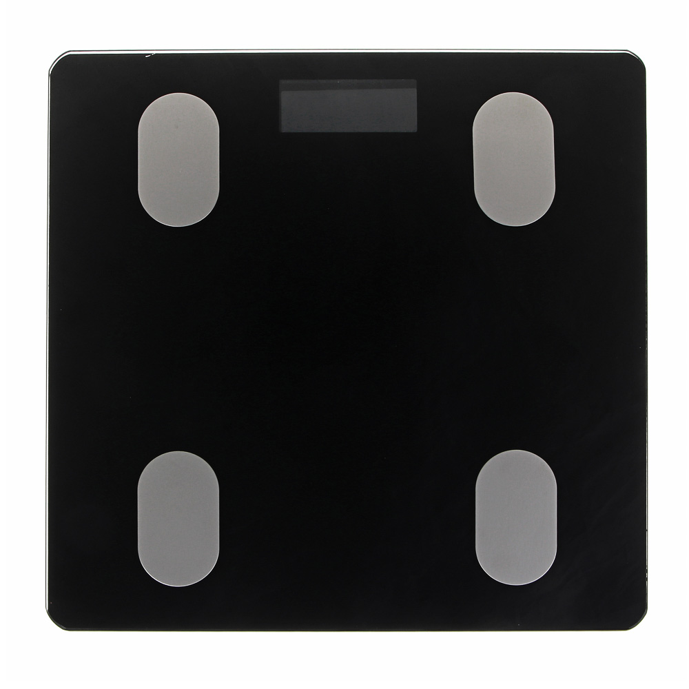 LEBEN Весы напольные, диагностические, до180 кг, от 2хAAA, стекло, чёрный, арт.№ 252-096