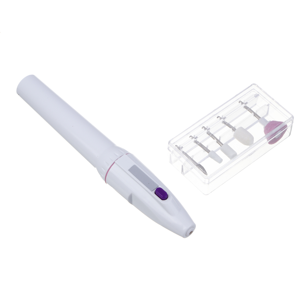 LEBEN Набор для маникюра, 1xАА не в компл., 5 насадок, 1 скорость, арт.№ 263-024