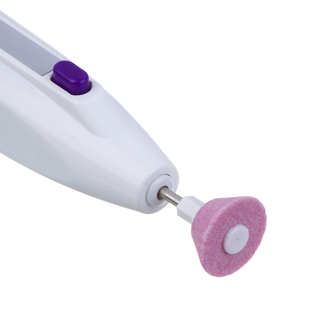 LEBEN Набор для маникюра, 1xАА не в компл., 5 насадок, 1 скорость, арт.№ 263-024