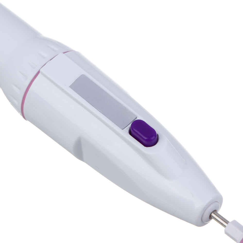 LEBEN Набор для маникюра, 1xАА не в компл., 5 насадок, 1 скорость, арт.№ 263-024