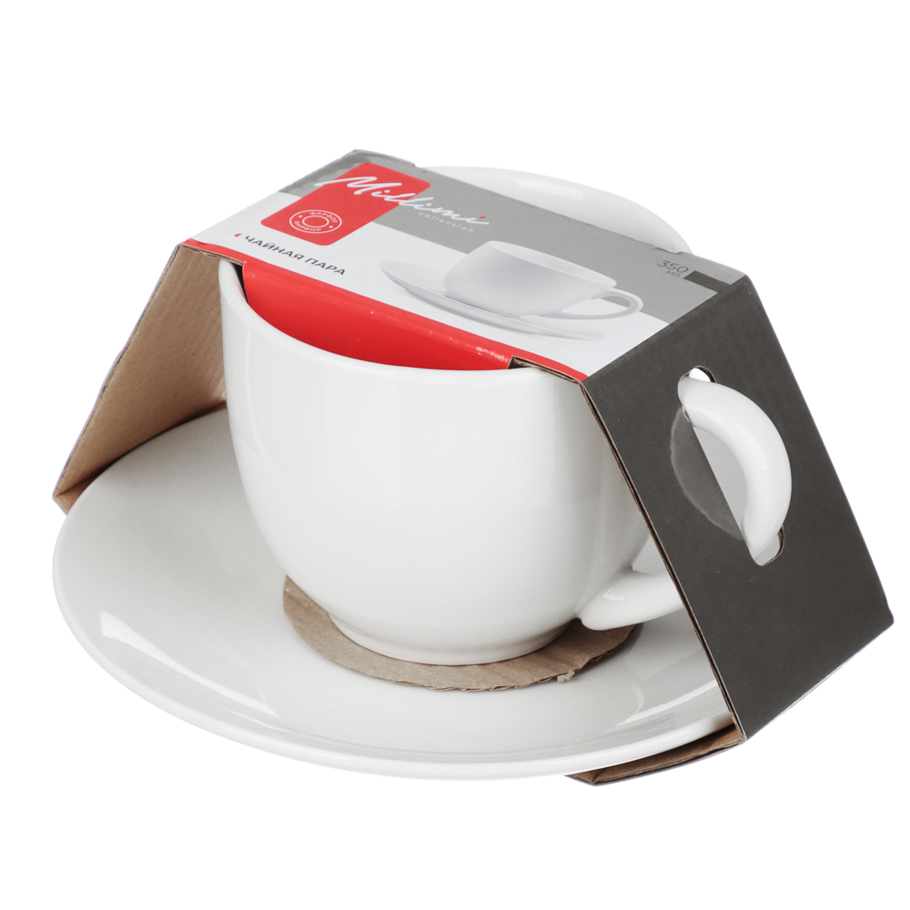 MILLIMI Сонет Набор чайный 2 пр., 350 мл, фарфор, арт.№ 816-035