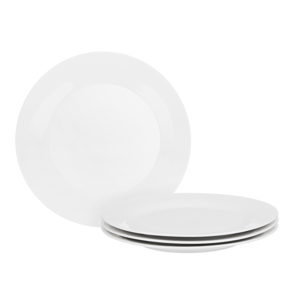 Набор столовой посуды 16 предметов MILLIMI Сонет, 4 тарелки 26 см, 4 тарелки 22 см, 4 салатника 15 см, 4 кружки 350 мл, фарфор, арт.№ 816-036