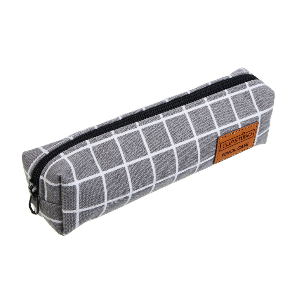 Пенал школьный прямоугольный на молнии 20х4х5 см ClipStudio, 1 отделение, полиэстер, 3 дизайна, арт.№ 238-442