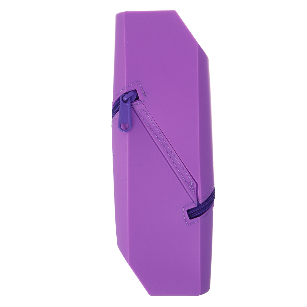 Пенал школьный силиконовый 21,5х7,5х5,5 см, 4 джибитса, 2 дизайна, арт.№ 238-433