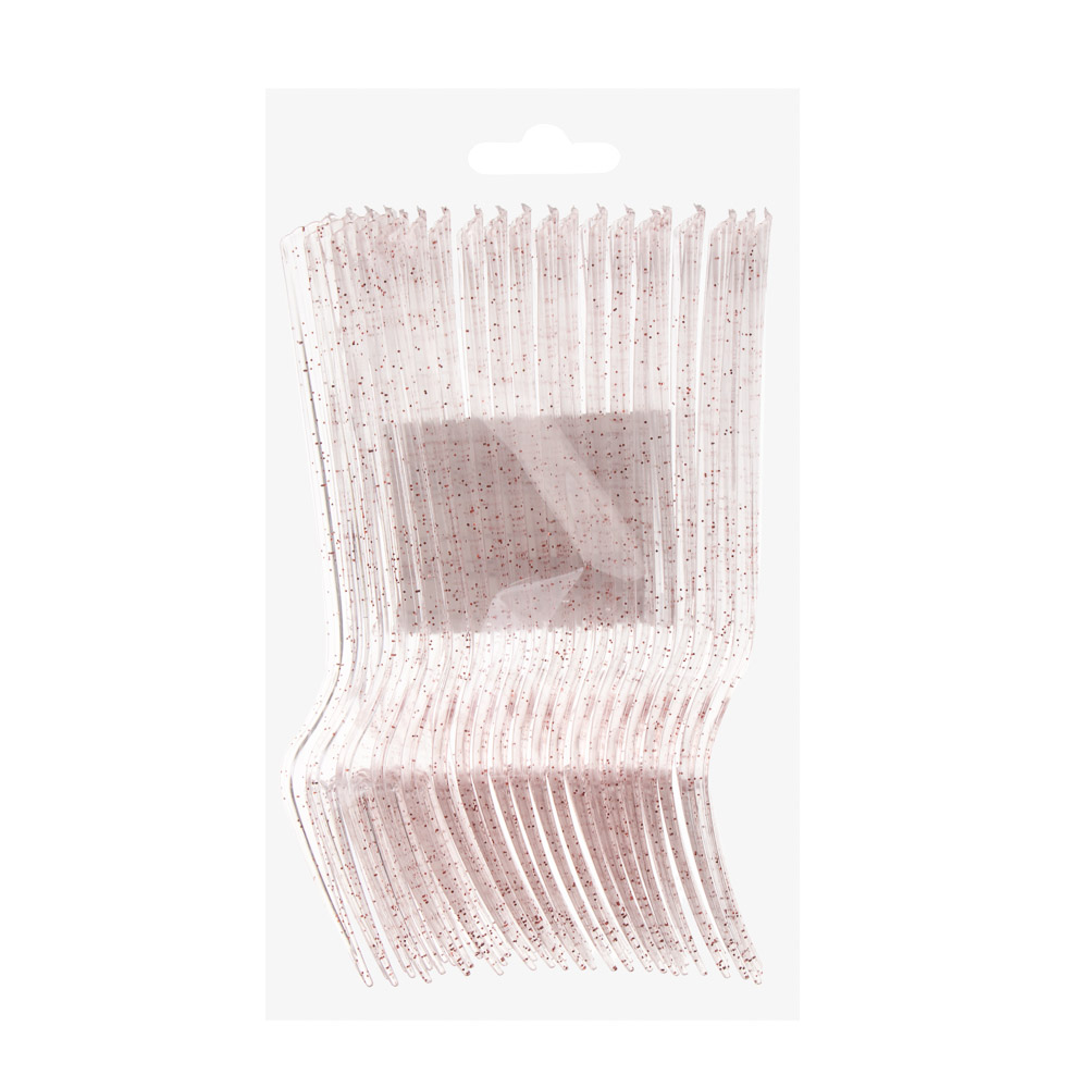 Набор столовых приборов одноразовых тм Fntastic - вилки, пластик, 20 шт, розовый, арт.№ 530-461