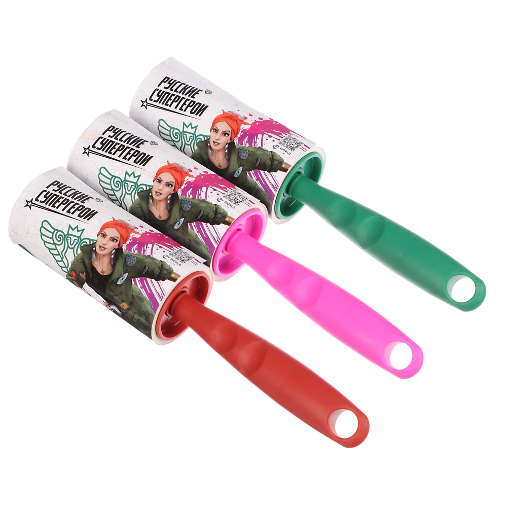 BY Русские Супергерои Ролик для чистки одежды, 60л в дисплее, арт.№ 454-010