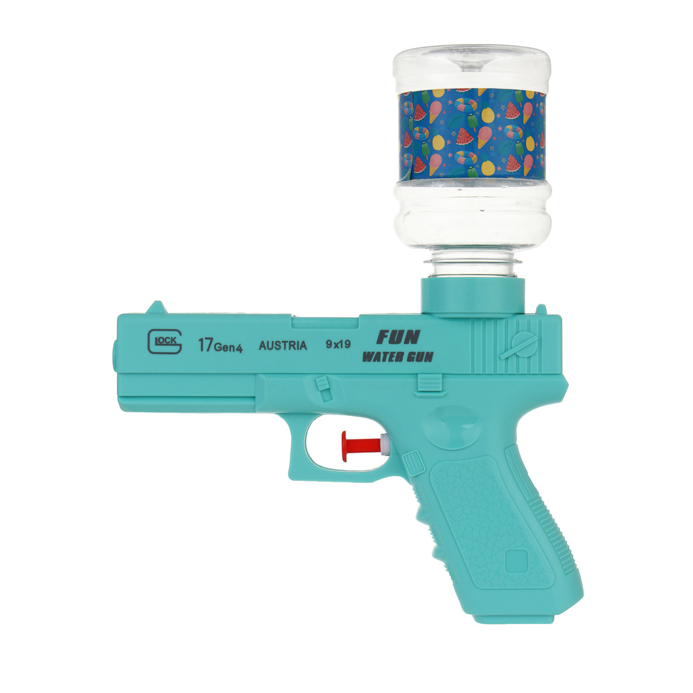 Водный пистолет механический с насадкой, ИГРОЛЕНД, 300мл, PP, PET, арт.№ 277-145