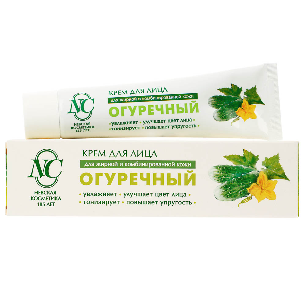 Крем для лица Невская косметика Огуречный, 40мл, арт.№ 977-245