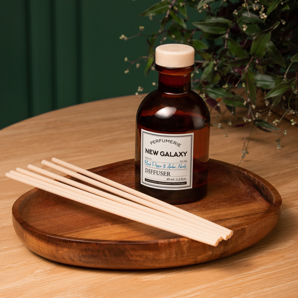 NEW GALAXY Диффузор Perfumerie, Black Pepper & Amber, Neroli, 40мл, арт.№ 778-195