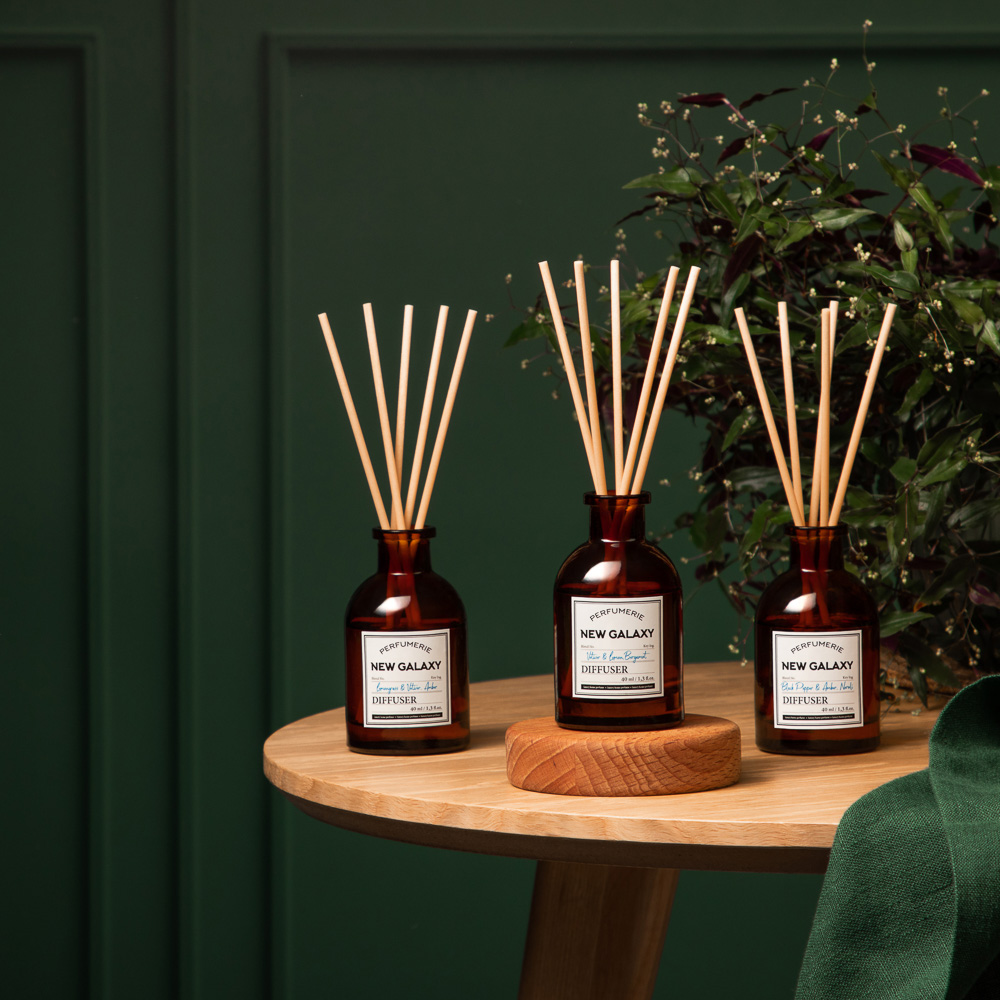 NEW GALAXY Диффузор Perfumerie, Black Pepper & Amber, Neroli, 40мл, арт.№ 778-195