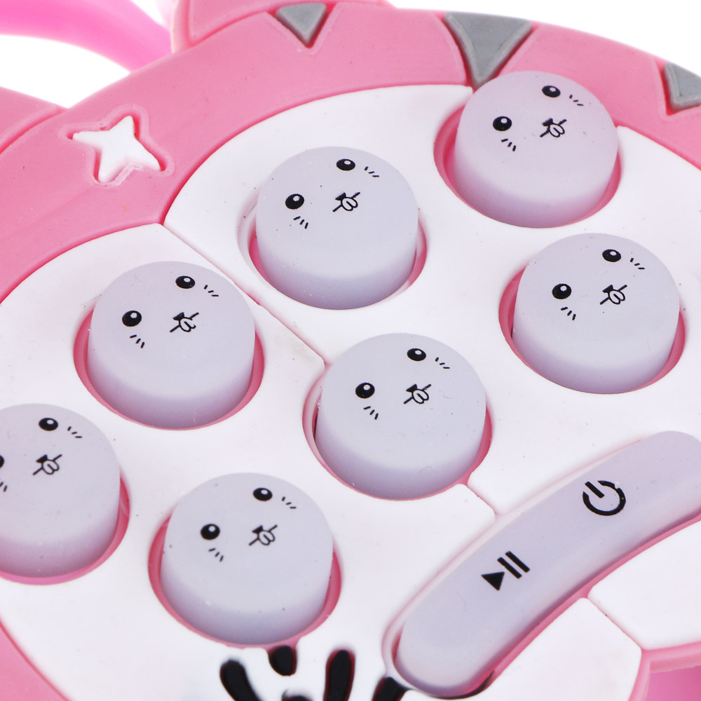 ИГРОЛЕНД Электронная головоломка "Кнопочки", 3хAG13,свет,звук,PVC,силикон,ABS, 6,2х7,5х2,2 см, 2 диз, арт.№ 214-078