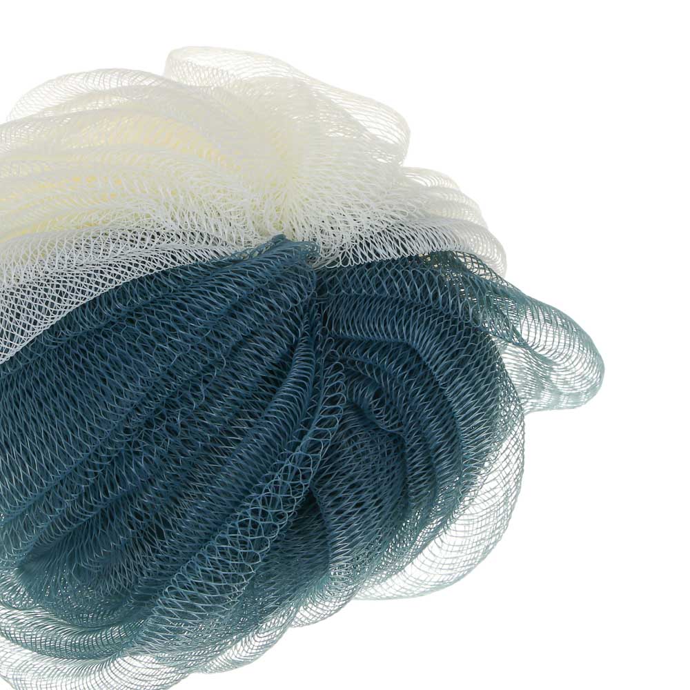 ЮL Мочалка шар хризантема с подвесом, полиэтилен, 40гр, 3 цвета, МС24-03, арт.№ 361-147