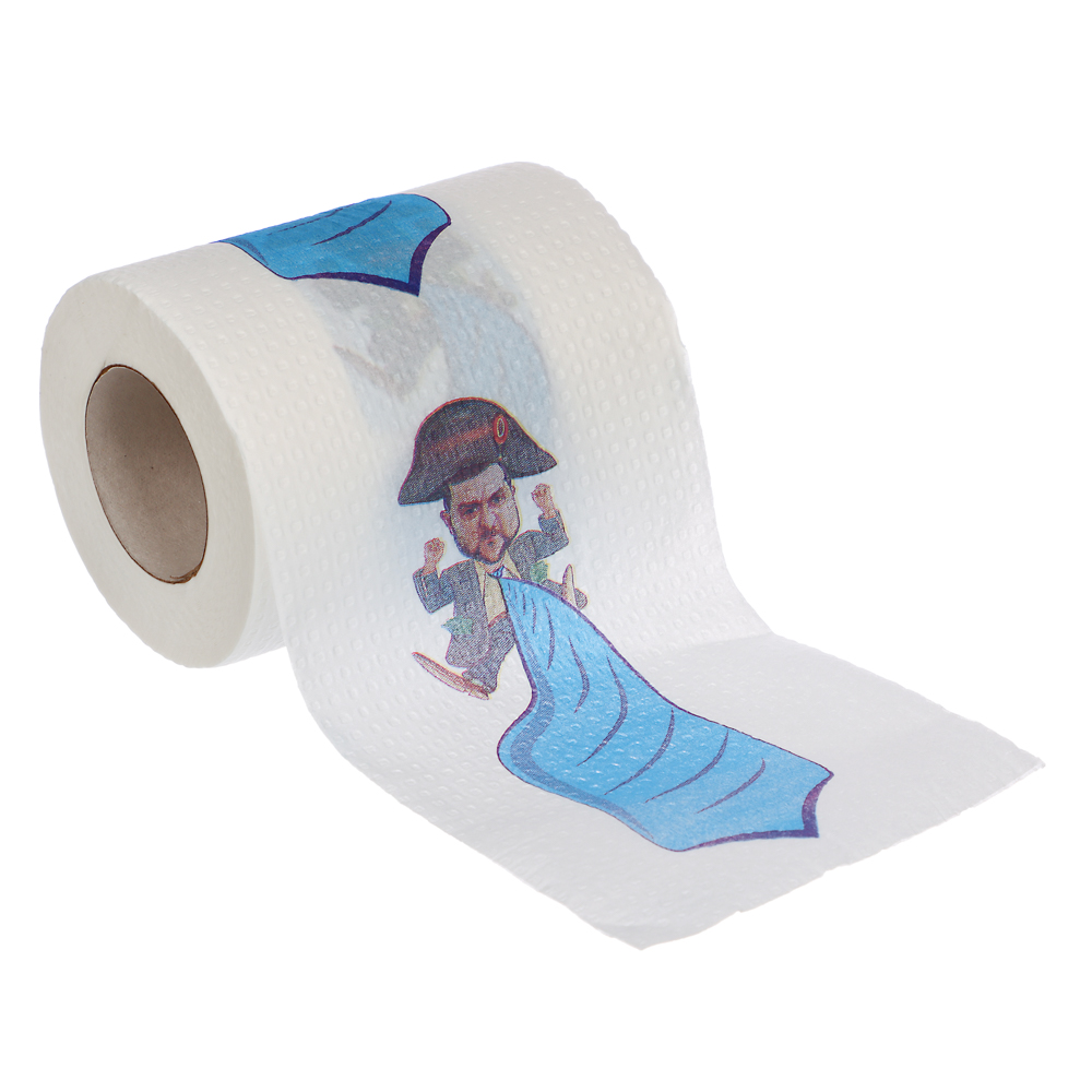 Туалетная бумага Зеленский, 2 слоя, 1шт, арт.№ 918-020