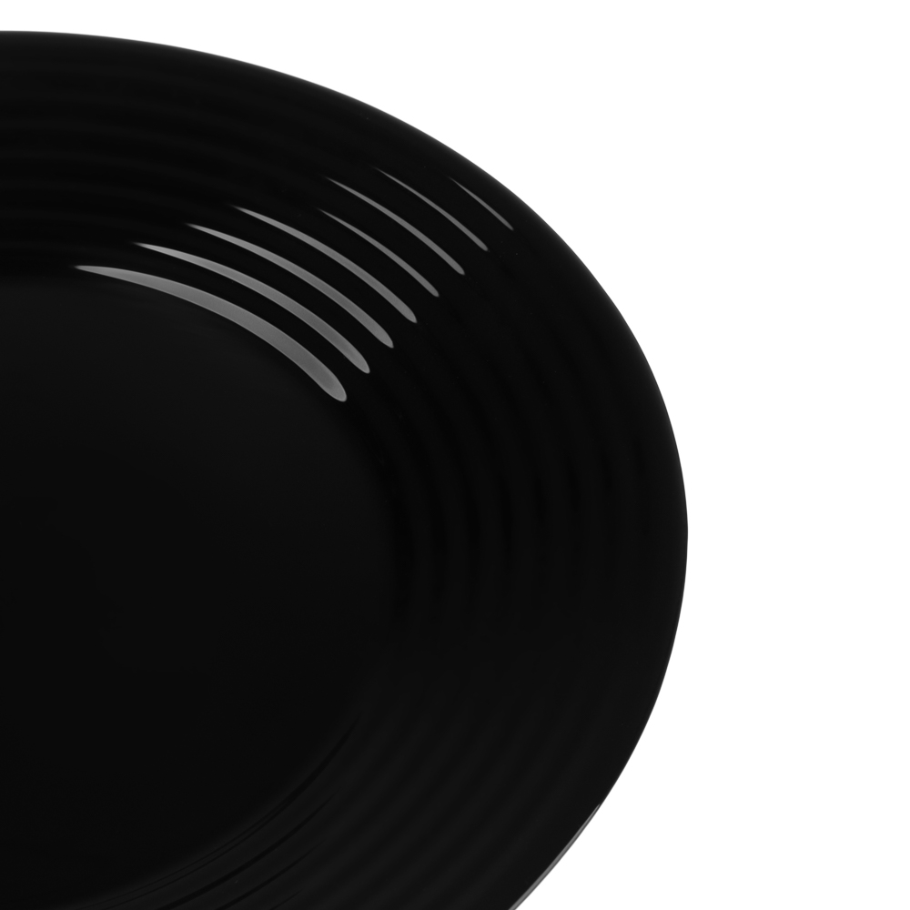 MILLIMI Бароло Тарелка подстановочная 26,6см черная опаловое стекло, арт.№ 818-365