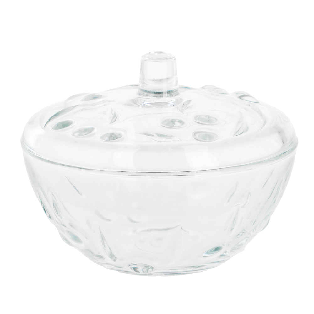 PASABAHCE Перла Сахарница с крышкой 140мм 500мл, стекло, арт.№ 877-780