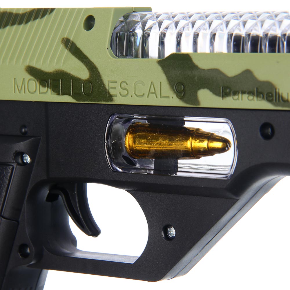 ИГРОЛЕНД Пистолет "Защитник", свет, звук, 3хАА, PP, 24,5x3,5х14,5 см, 3 дизайна, арт.№ 261-790