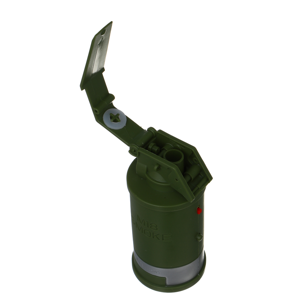 ИГРОЛЕНД Граната с дымом, свет, звук, 3хАА, ABS, 14х21,5х6 см, 2 дизайна, арт.№ 261-791