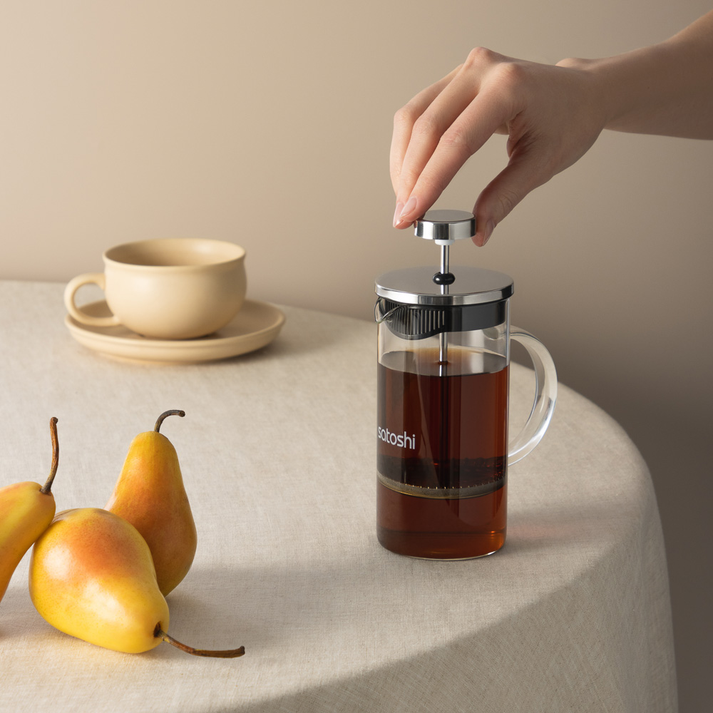 SATOSHI Тэмму Френч-пресс 350мл, жаропрочное стекло, арт.№ 850-184