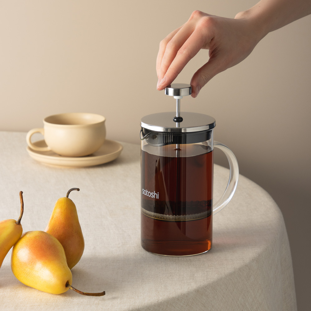 SATOSHI Тэмму Френч-пресс 600мл, жаропрочное стекло, арт.№ 850-185
