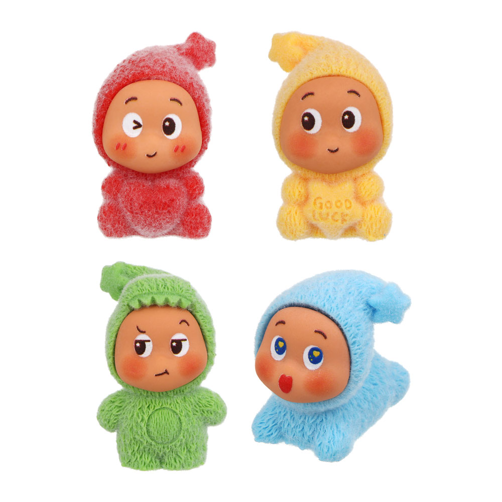 Игрушка сюрприз "Малыш-гномик", ИГРОЛЕНД, полистоун, 9х12 см, 5 дизайнов, арт.№ 274-300