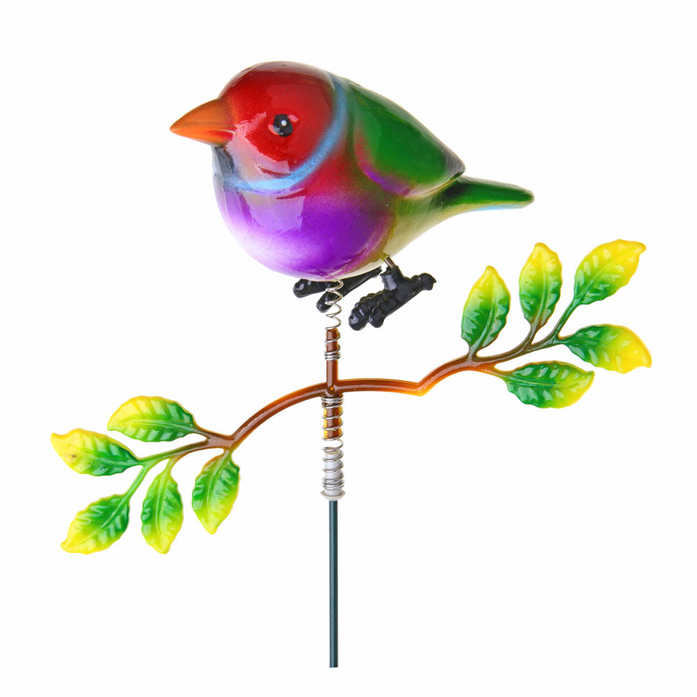 INBLOOM Фигурка на стержне Птички 60см, металл, пластик, арт.№ 153-004