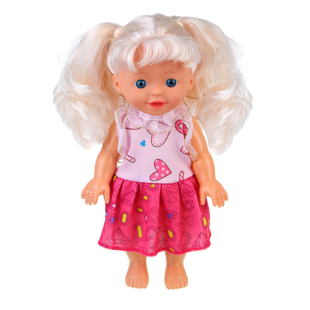 ИГРОЛЕНД Кукла с коляской, PE, PP, металл, полиэстер, 24,2х7,8х46,7см, звук, 2хAG13, арт.№ 267-657