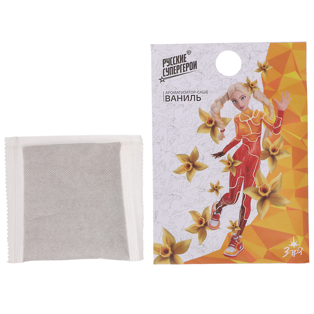 BY Ароматизатор Саше с Русскими супергероями 25 гр, ваниль, арт.№ 778-219