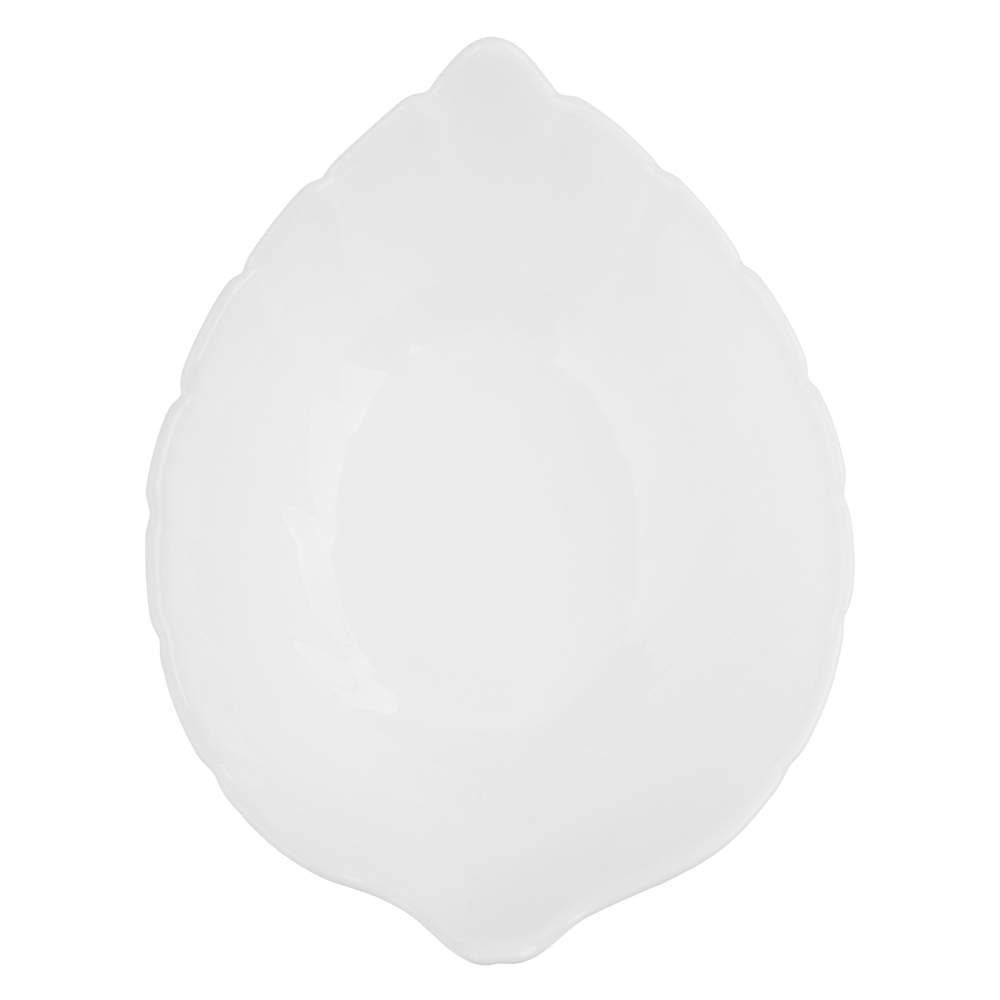 MILLIMI Листья Салатник, опаловое стекло, 14см, арт.№ 818-077