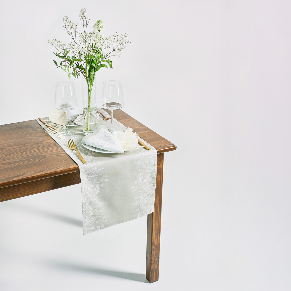 BY COLLECTION Элеганс Дорожка декоративная, 35х140см, 100% хлопок, арт.№ 435-144