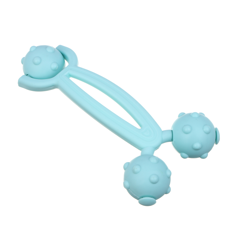 SILAPRO Массажер 16х8см, 3 роллера, PP, арт.№ 192-098