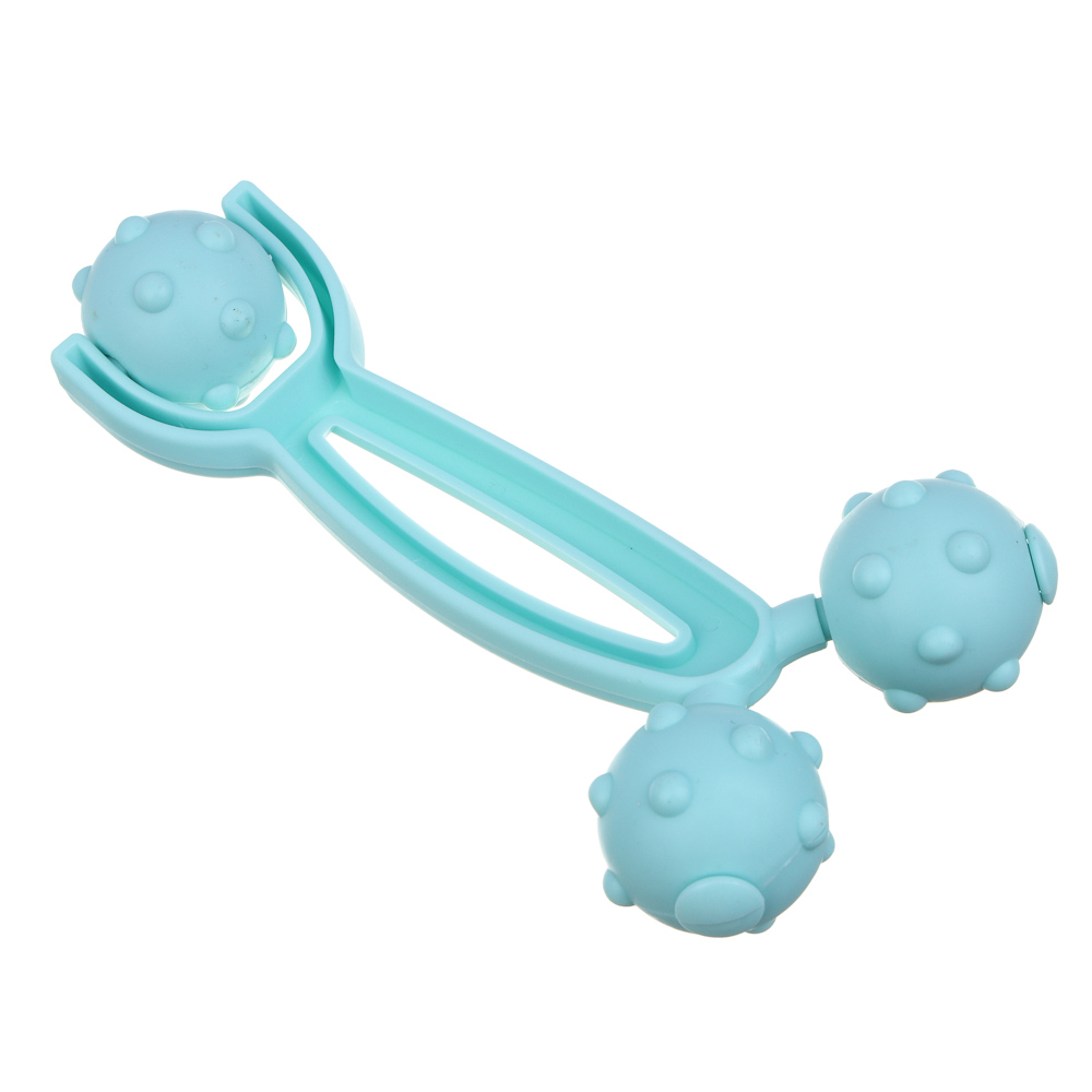 SILAPRO Массажер 16х8см, 3 роллера, PP, арт.№ 192-098