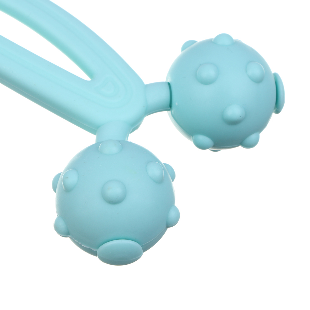 SILAPRO Массажер 16х8см, 3 роллера, PP, арт.№ 192-098