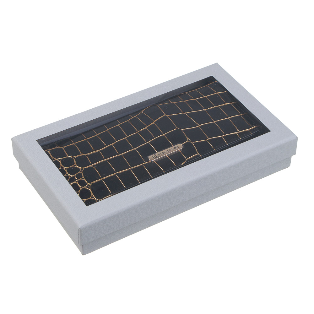 ЮL Кенсия Кошелек женский для купюр, карт и монет с фермуаром, полиуретан, 18,5х10х3,5 см, 2 цвета, КЖ24-16, арт.№ 303-031