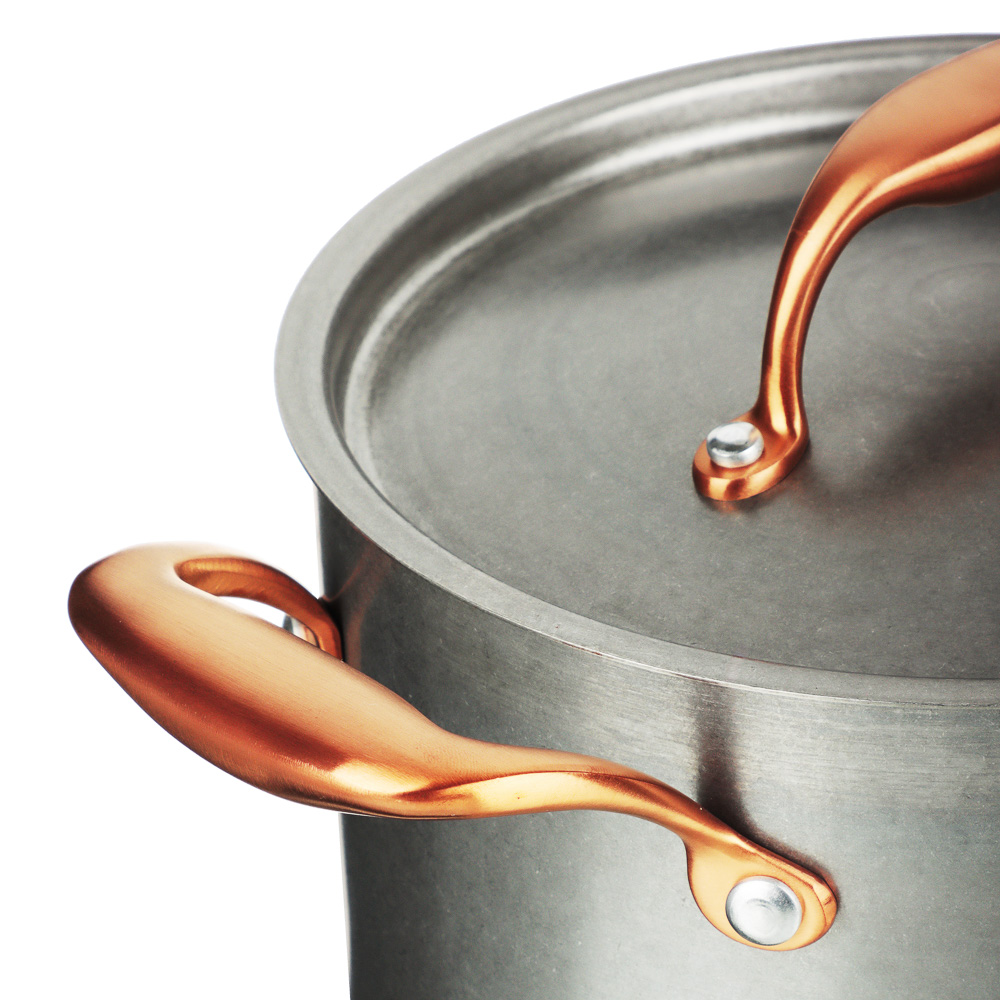 Ivlev Chef Ladoga Кастрюля 20х12,5см 3,8л, с нерж. крышкой, индукция, нерж.сталь 18/10, арт.№ 822-255