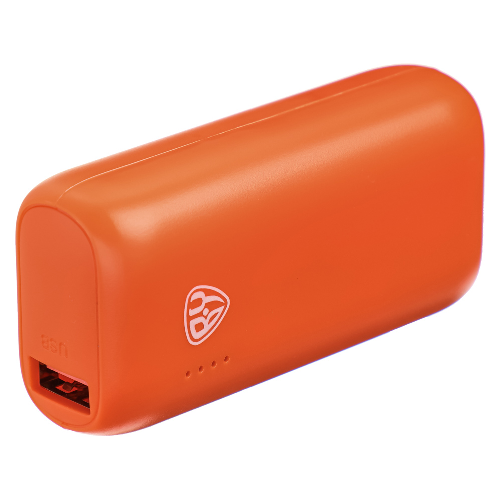 Аккумулятор мобильный BY Мини 5000мАч, USB/Type-C, Быстрая зарядка QC3.0+PD, 5A, оранжевый, арт.№ 031-064