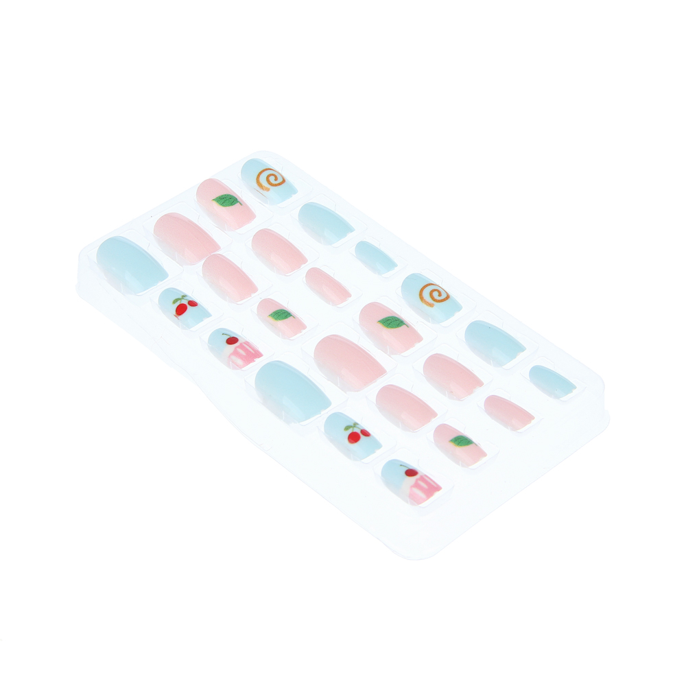 ХОББИХИТ Набор накладных ногтей, ABS, 14х6,4 см, 10 дизайнов, арт.№ 283-134