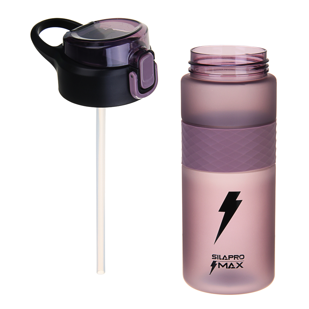 SILAPRO MAX Бутылка спортивная с замком, ELDERBERRY, 700мл, PC, арт.№ 088-032