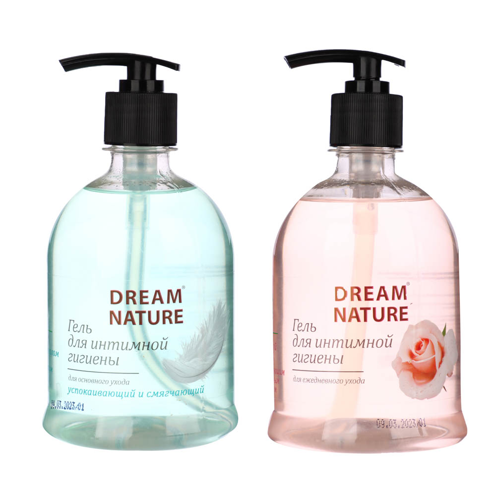 Гель для интимной гигиены DREAM NATURE, 2 вида, п/б, 500 мл, арт.№ 977-210